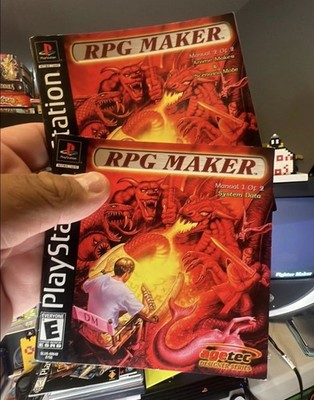 RPG Maker Manual 1 & 2 PS1 PlayStation 1 Sony Manual Only