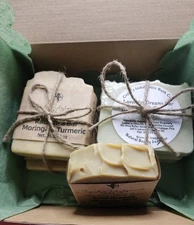 5 Bars Handmade Assorted  Natural Soap.  