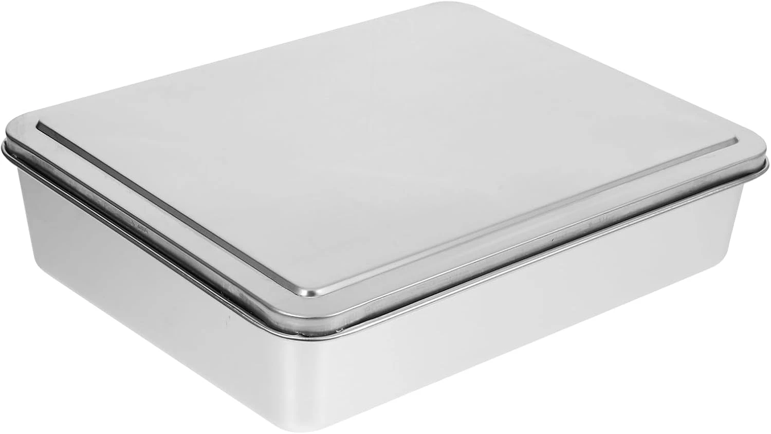 Stainless Steel Cake Pan 9X11'' with Lid: Covered Baking Pan for Cakes Brownies
Opens in a new windo