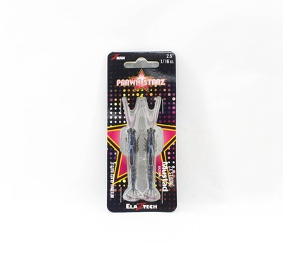 Zman Soft Köder PrawnstarZ 2.5 Zoll 2/Pack White Shrimp (2503)