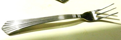 Farberware Stainless Steel Silverware - HERON -5 Cocktail / Seafood Forks-CHINA