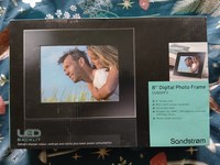 Sandstrom 8 Digital Photo Frame S08DPF11 LED Backlit – Unused Complete Boxed