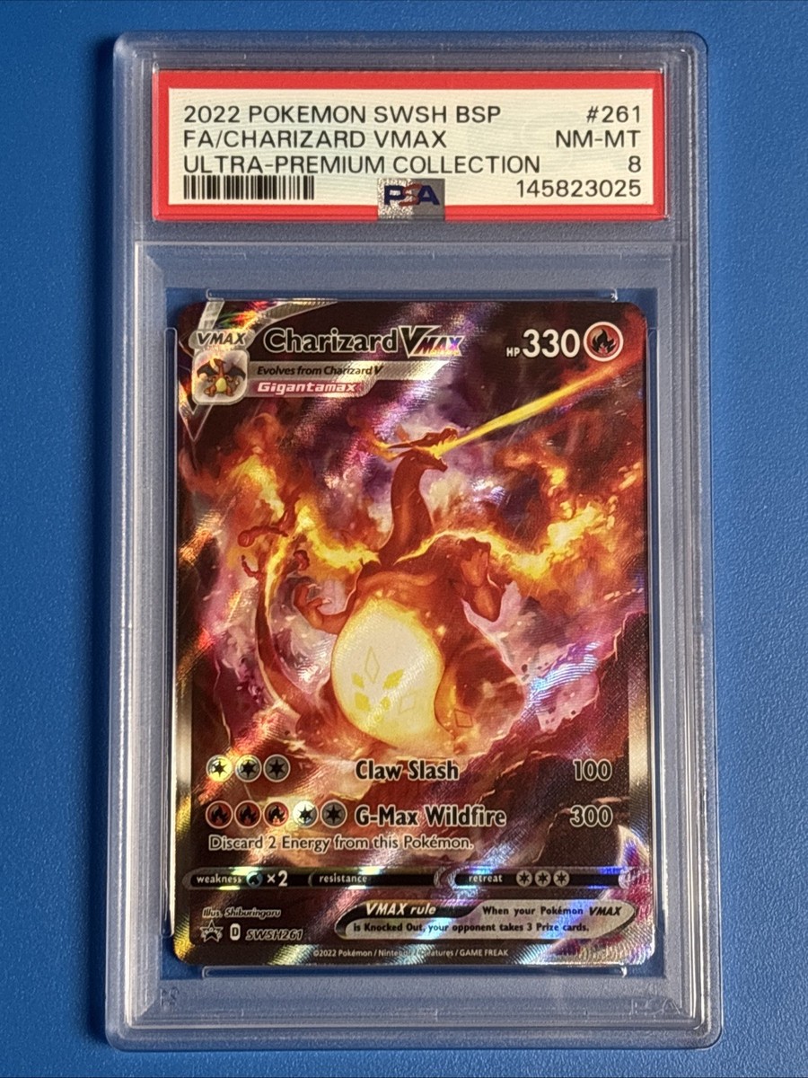 2022 POKEMON SWSH BLACK STAR PROMO #261 FULL ART/CHARIZARD VMAX