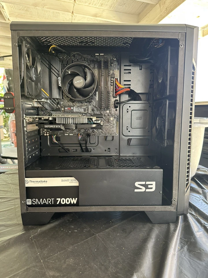 Gaming PC Desktop Computer RYZEN 5 5500 32GB RAM 1TB SSD GTX 1650 Windows 11 - Image 2 of 3