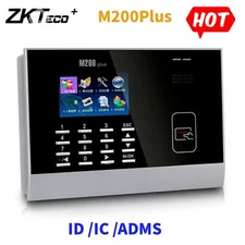 ZKTeco M200Plus Miface Time Attendance TCP/IP Biometric clock w/IC/ID ADMS Card