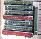 Liliput H0 IN Set 8 X Knot-Express The DRG Epoch 2 Well Preserved
