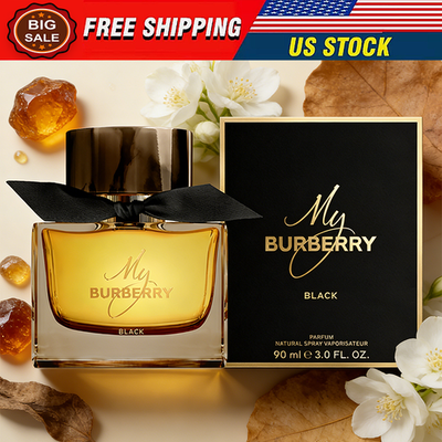 My Burberry Black by Burberry Women Perfume EDP 3.0 oz / 90 ml NIB