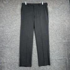 Chaps Pants Mens 32x32 Gray Straight Leg Total Comfort Business Stretch