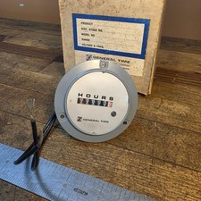 NEW General Time EF1335A2 Elapsed Hour Meter Counter Haydon 120V Talley NOS USA
