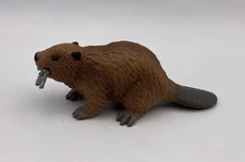 Safari Ltd BEAVER w/Sticks in Mouth Animal Figure 2006