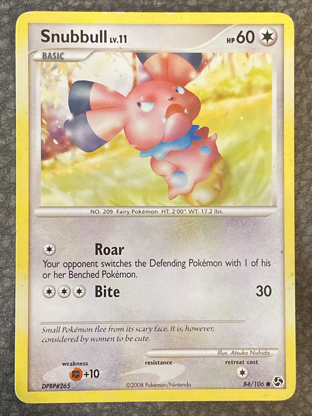 Snubbull 84/106 Great Encounters - Pokemon TCG Card