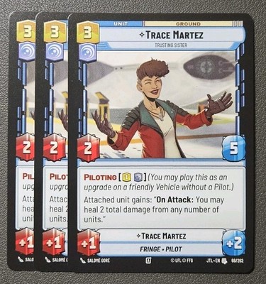 Trace Martez 66 (3× Playset) JTL - Star Wars Unlimited