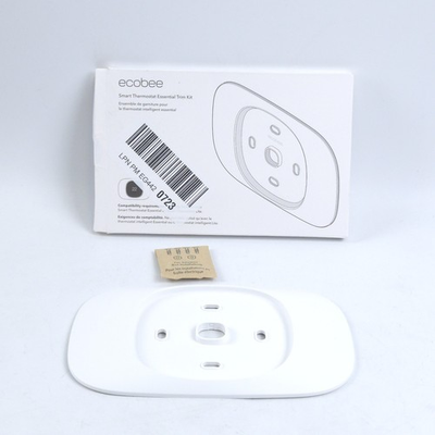 #ad Ecobee Smart Thermostat Essential Trim Kit White EB STATE7TPR 01 Wall Plate Cove $13.95