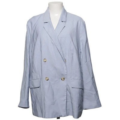 H&M, Blazer, Größe: XL, Blau, Polyester/Viskose, Einfarbig, Damen #OA2