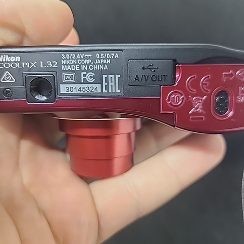 Nikon COOLPIX L32 20.1MP Digital Camera - Red / Tested Working - Picture 5 of 5