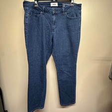 SONOMA Goods for Life Slim Straight Dark Wash Blue Jeans Women's Size 14S
