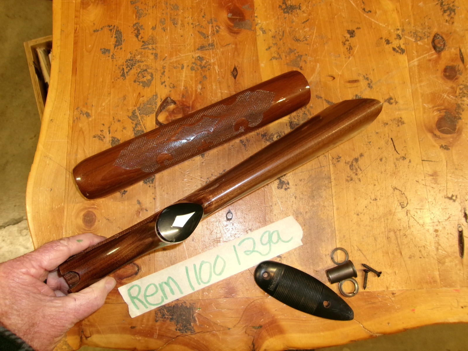 Remington 1100 12ga stock & forend set w parts