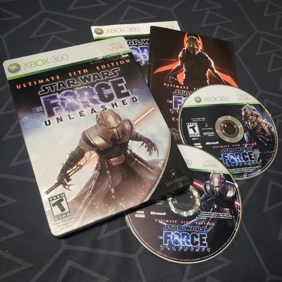 Star Wars: The Force Unleashed (Xbox 360, Ultimate Sith Ed.) xb360 game COMPLETE