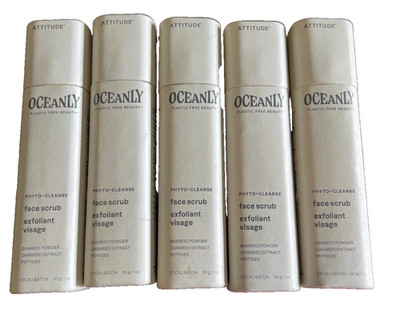 Oceanly Phyto-Cleanse Face Scrub 1 Oz Bamboo Powder 5 Tubes