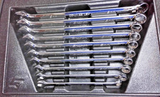 Snap-on 10pc Metric Long Combination Wrench Set Oexlm710b 10-19mm Save 
