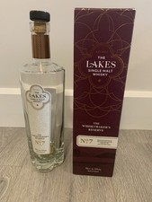 The Lakes single Malt Whisky Empty Bottle And box