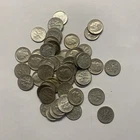 Lot of 50 90% silver circulated Roosevelt dimes $5.00 face value lot 9