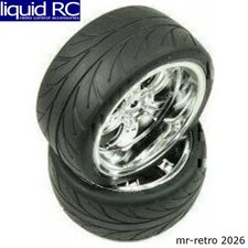 Losi 43039 Losi Mounted Rr 5-spoke Wheel Tires 54x30mm Chrome 2