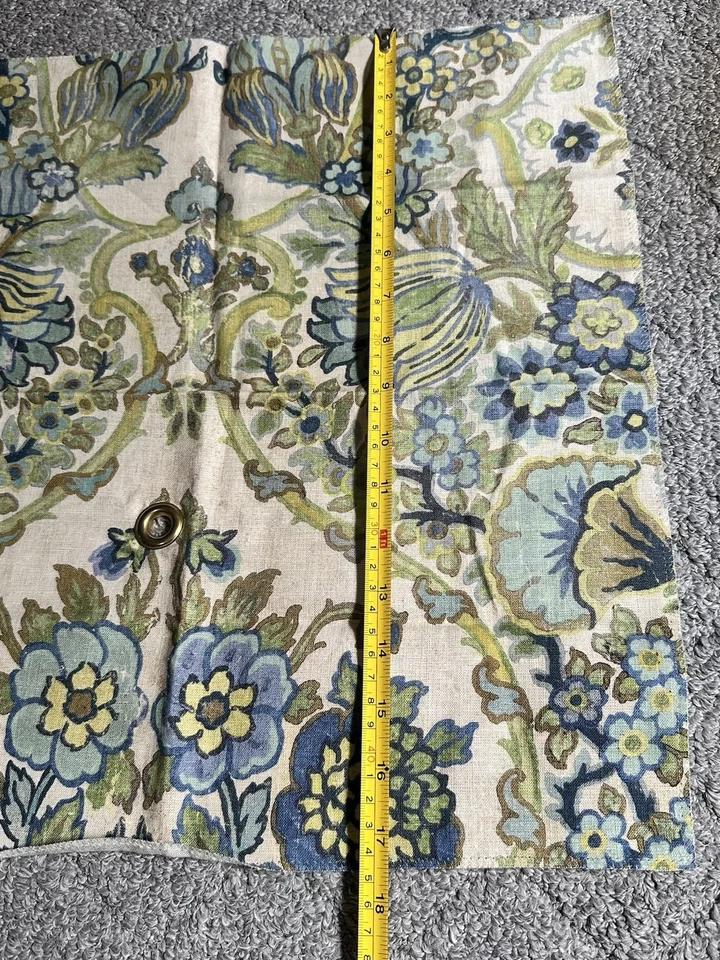 Lee Jofa Fabric Sample Remnant 17.5” APPROX Tetbury Blue Green 2013134513 Crafts - Image 4 of 4