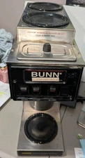 Bunn Automatic Commercial Coffee Brewer with 3 warmers Stainless Steel