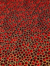 Hoffman FABRIC Berry Scarlet Rose Fat Eighth (9x21)