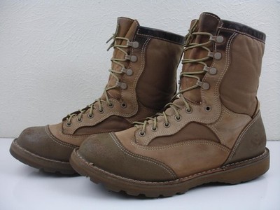 Men's 12 W Wide DANNER USMC RAT FT Mojave Soft Toe Military Boots 15670X Leather