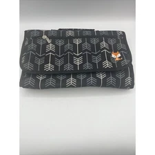 Lil Fox Portable Baby Diaper Changing Pad Black Arrow Unisex Design
