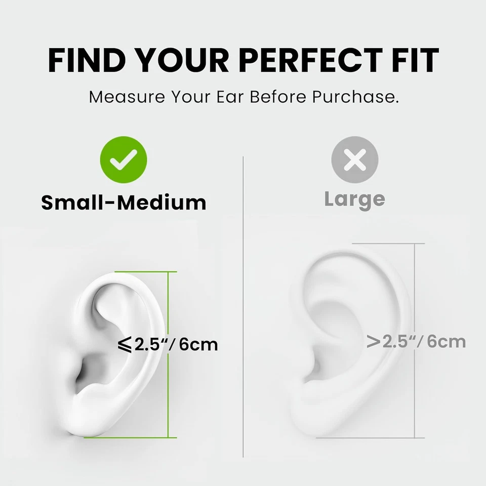 Avantree Resolve (Small-Medium) – Wired Open-Ear Earbuds W/Mic & Over-Ear Hook, - Image 2 of 4