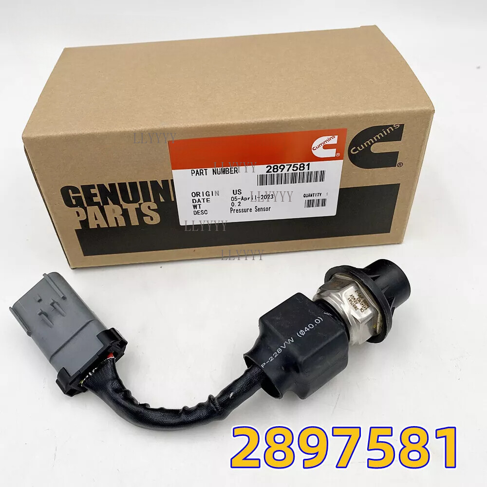 Fuel Rail Pressure Sensor 2897581 Fits For 12-18 Cummins ISX