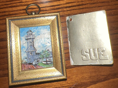 Vintage Lithograph Sue Tushingham McNary Le Cadeau  Seaport Village 43/2000