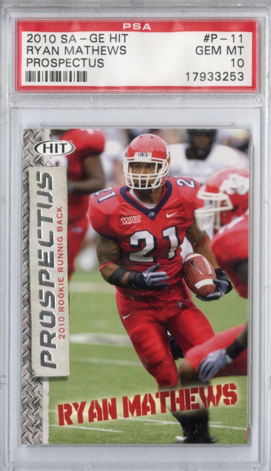 Ryan Mathews SA-GE Hit Prospectus #P11 Base