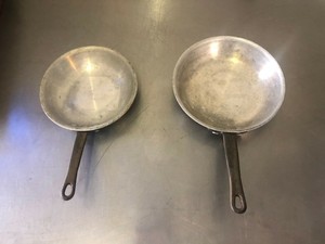 Utensilios De Cocina De Aluminio Comercial Toledo Ohio 1307 1308 Pequenos Sartenes Ebay