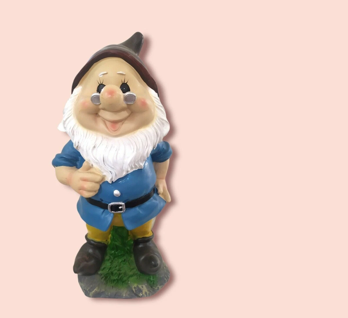 Statua Da Giardino Gnomo In Moto In Poliresina | Decorazione Esterna Divertente E Impermeabile