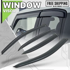 Window Visor Shade Tape-On Wind Rain Deflector Guard fit 06-10 Volkswagen Jetta