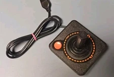 Atari 2600 CX-40 Orange-Trim Joystick Clean, Tested, &Working - READ!