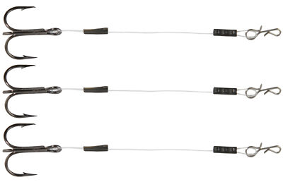 Balzer Shirasu Hardmono Stinger Rig, 3 Stingerhaken, Zusatzhaken für Gummifische