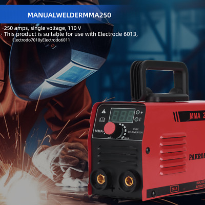 110V 250AMP Mini IGBT ARC Welding Machine Inverter DC MMA Electric Welder Stick