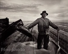 1953/83 Vintage REGINA PRAIRIE WHEAT FARMER Farming YOUSUF KARSH Photo Art 11x14