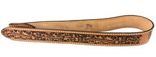 Vtg NEW Tony Lama Brown Leather Tooled Belt 1976 Pro Rodeo Acorns Oak Leaves 23"