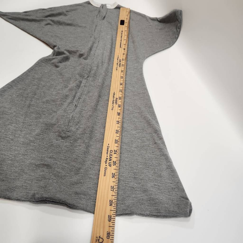 Sacco a pelo elasticizzato zip grigia coperta indossabile unisex bambino 6-12 mesi - Foto 3 di 8