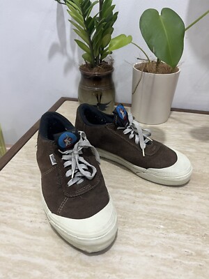 Vans Salman Agah True Vintage Late 90's Brown Suede Made In Usa