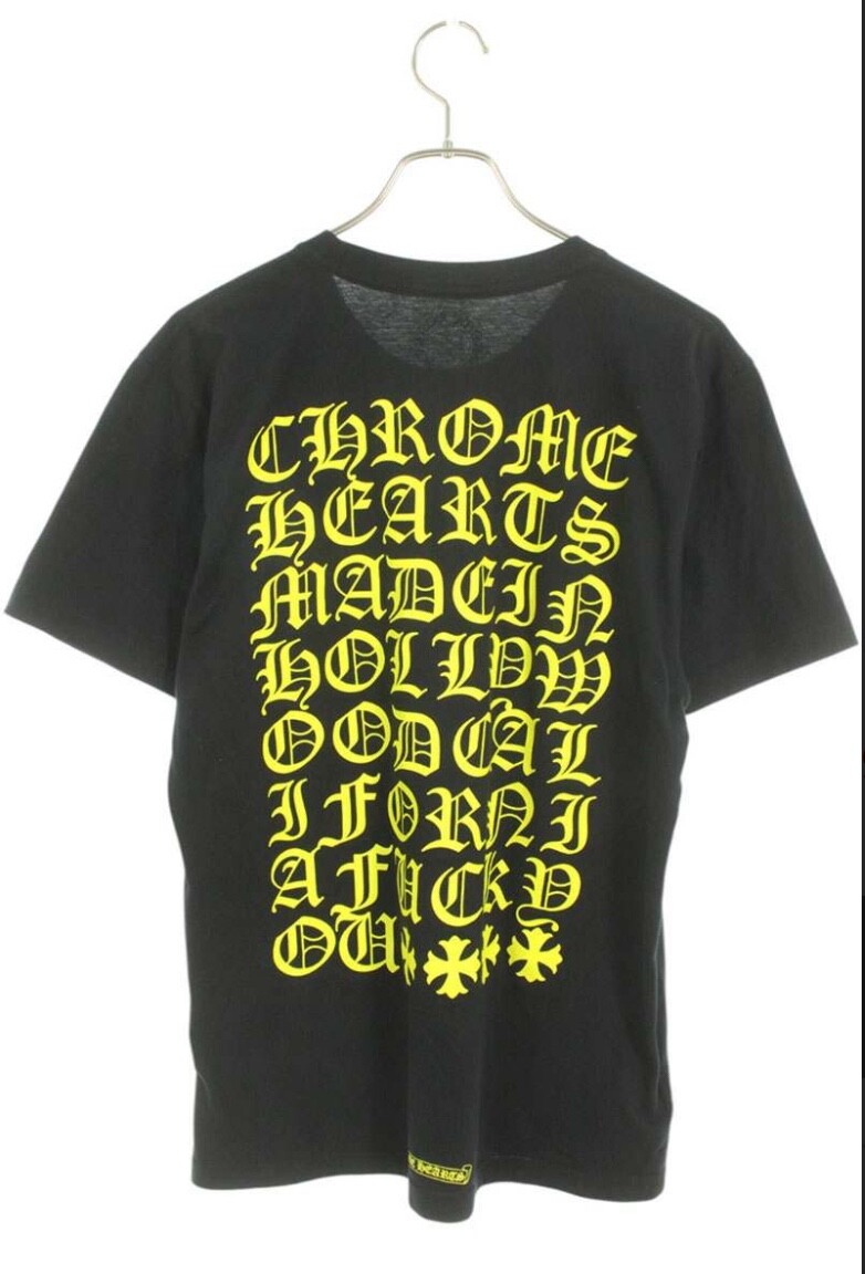 Chrome Hearts t-shirt men's M black/yellow NEW 100% Cotton | eBay