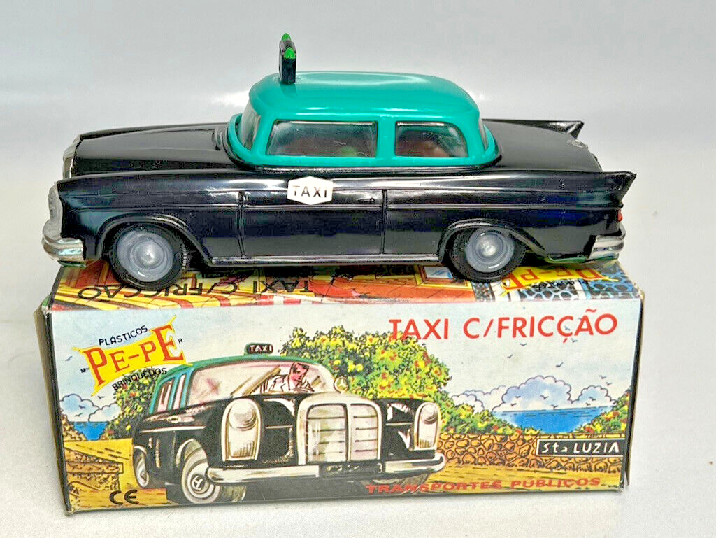 Pepe Plasticos Friction Powered Mercedes Benz Taxi | eBay