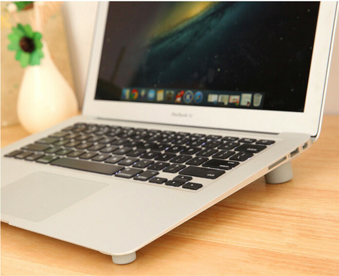 Notebook Computer Cooling Feet Stand Heat Reduction skid resistance Holder-image