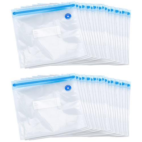 Tescoma Vakuumierbeutel 4FOOD 21 X 22 Cm (10 Stück) – Verschließbar, Für GrandCHEF Vakuumiergerät | Wiederverwendbar, Für Kühlschrank & Gefrierfach